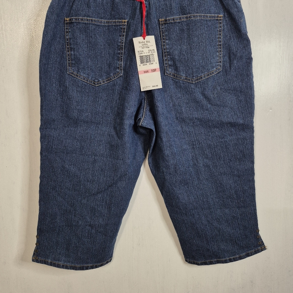 Ruby Rd. Jean Capris Size 10P - Picture 4 of 6